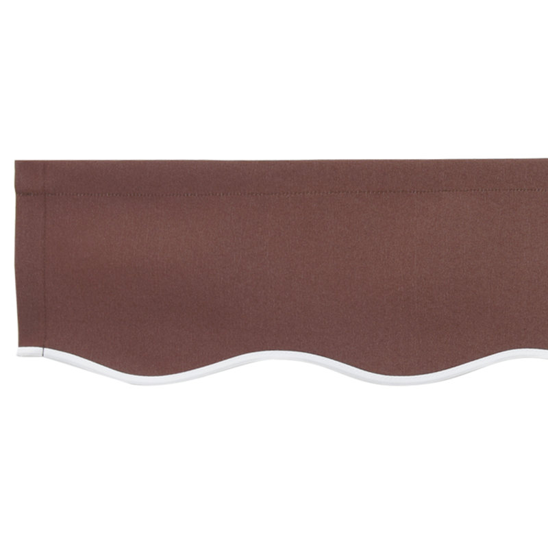  Modern Awning Replacement Fabric, Brown, 280 cm W x 195 cm D