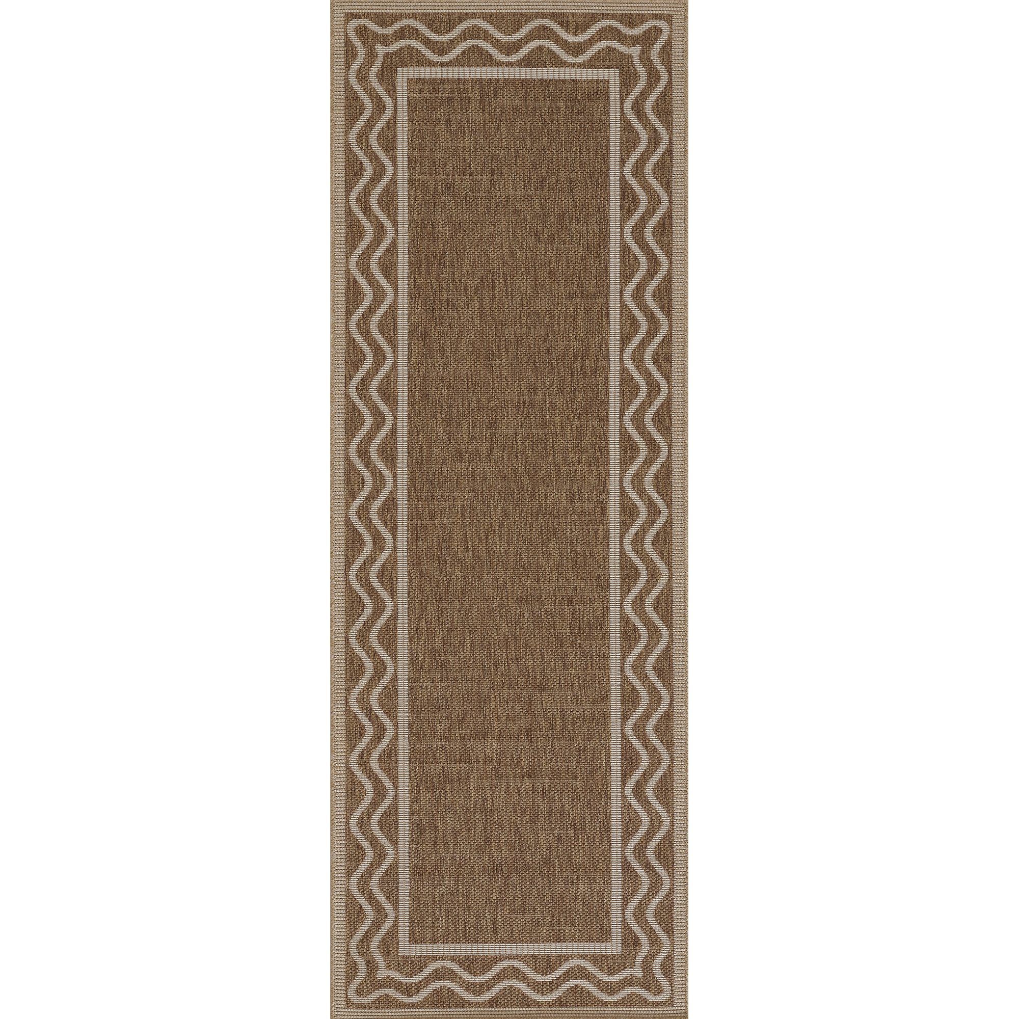 Erin Gates by Momeni Saybrook Ripple Natural Area Rug, Runner 2'7" x 7'6"