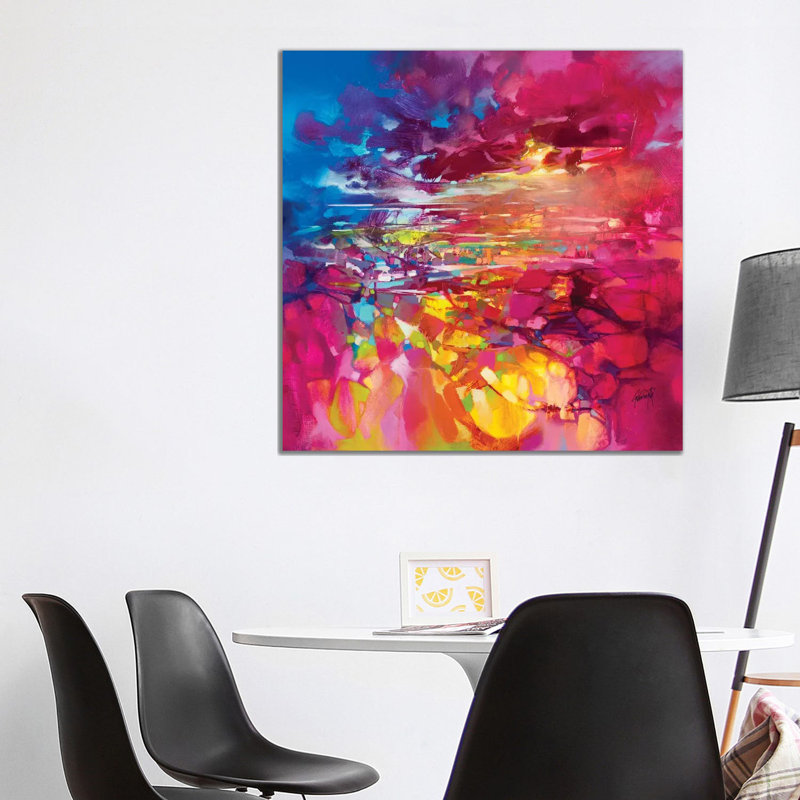 " String Theory " by Scott Naismith, Wrapped Canvas, No Mat, 37" H x 37" W x 1.5" D