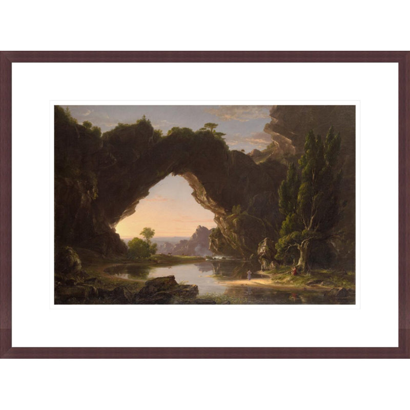 Evening in Arcadia by Thomas Cole -Framed Giclee Print, H 16,34 po x l 21,75 po