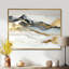 Golden Mountain Aurora Over The Marble - Paysages, art mural-1291069424-1113243443-1291069431