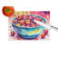 Colourful Cherries Glass Cutting Board Large