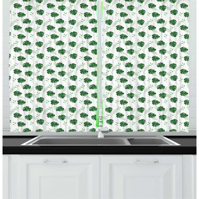 Floral Kitchen Curtain