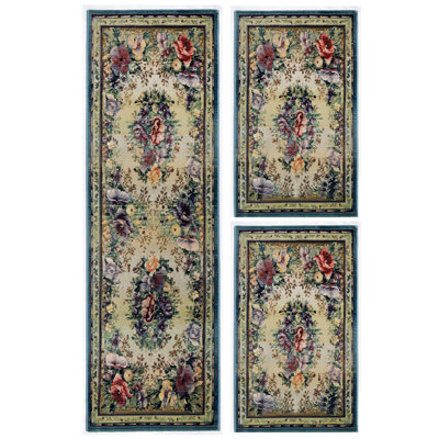 Gabiro Flatweave Blue/Beige Rug
