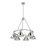 Felda 6 - Light Steel Dimmable Cone Chandelier-99998922-99998923