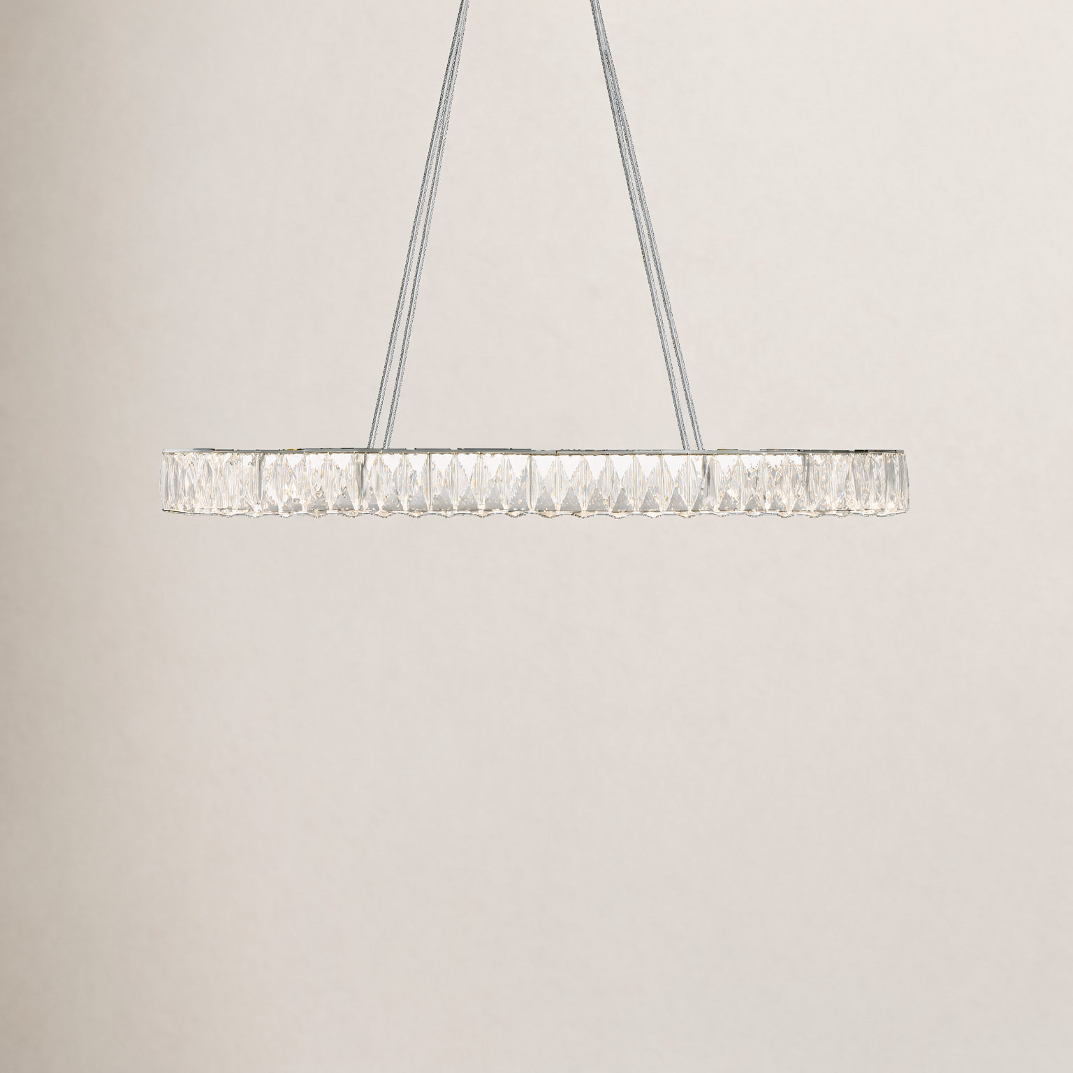Adela Single - Light Dimmable Linear Chandelier