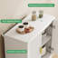 Adjustable Shelf Large-Capacity Multi-Function Storage Cabinet with Anti-Tip Design-122810573