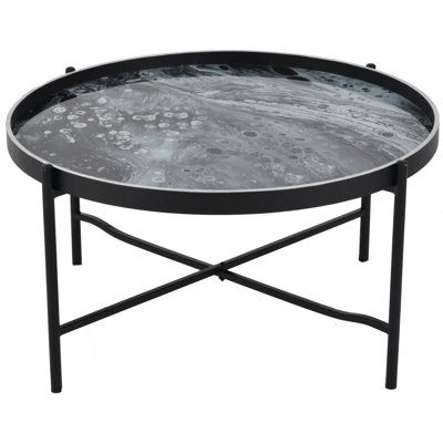 Monochrome Coffee Tray Table