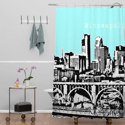 Rideau de douche simple minneapolis Bird Ave