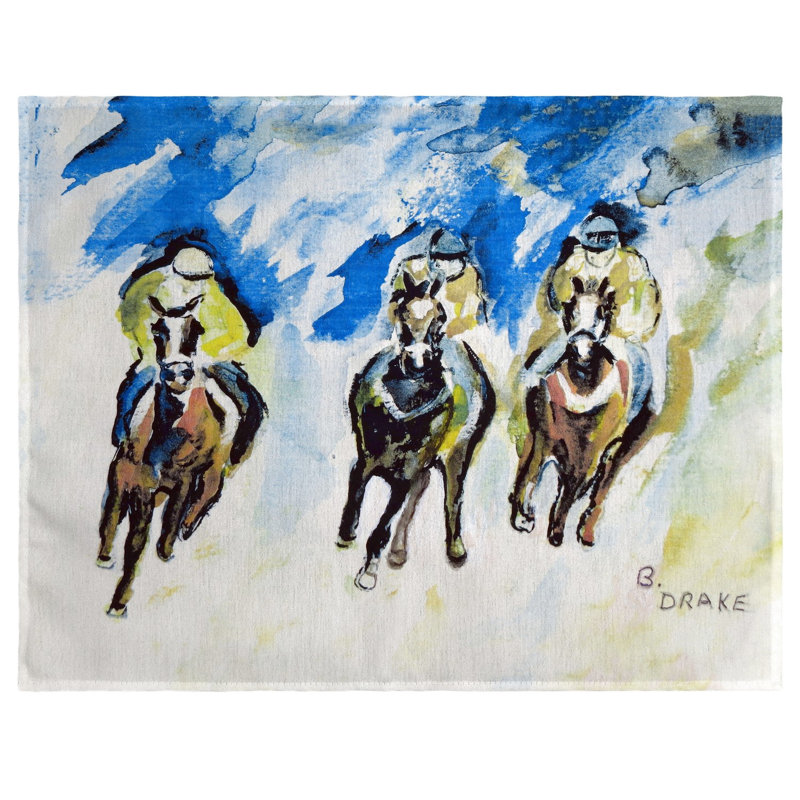 Simonetti Polyester Sports Rectangle Placemat