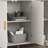 3-Door Accent Sideboard With Wavy Texture
