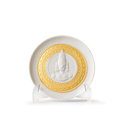 Assiette décorative faite à la main en céramique / porcelaine 1