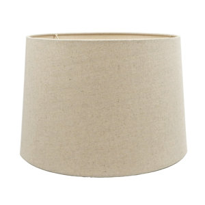 August Grove® 10'' H Linen Drum Lamp Shade & Reviews | Wayfair