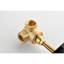 Régulateur de volume de douche Master. Valve réglable en laiton. 3/4 po en métal coulé. Amélioration de la résistance à la corrosion. Antirouille. Noir mat. Installation simple. L 3,41 po x H 2,19 po. Contrôle 2 lb