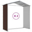 Brenyn Garden Shed 191x215x198 cm Galvanised Steel-1536639240