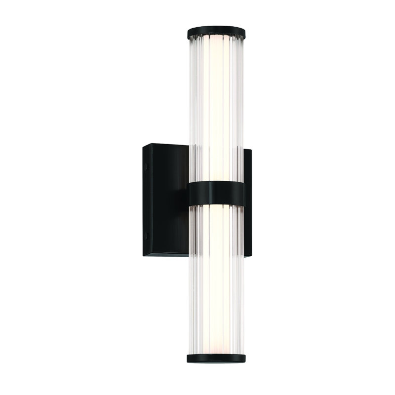 Fayton 14" LED Sconce, Black