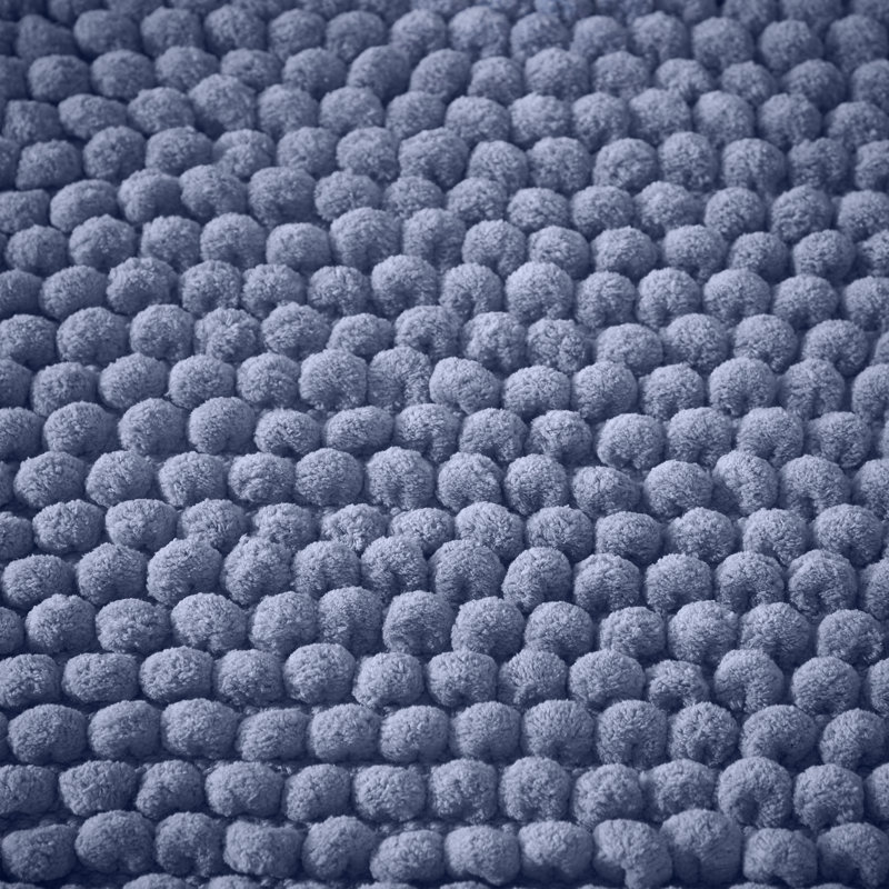 Aspen Bobble Bath Mat, Blue
