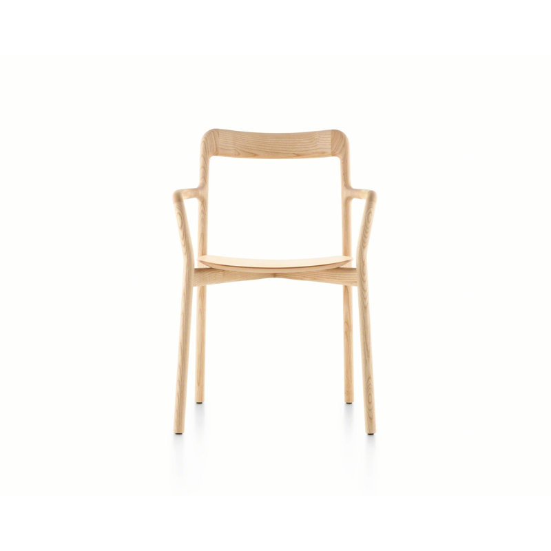 Branca Solid Arm Chair, Natural Ash