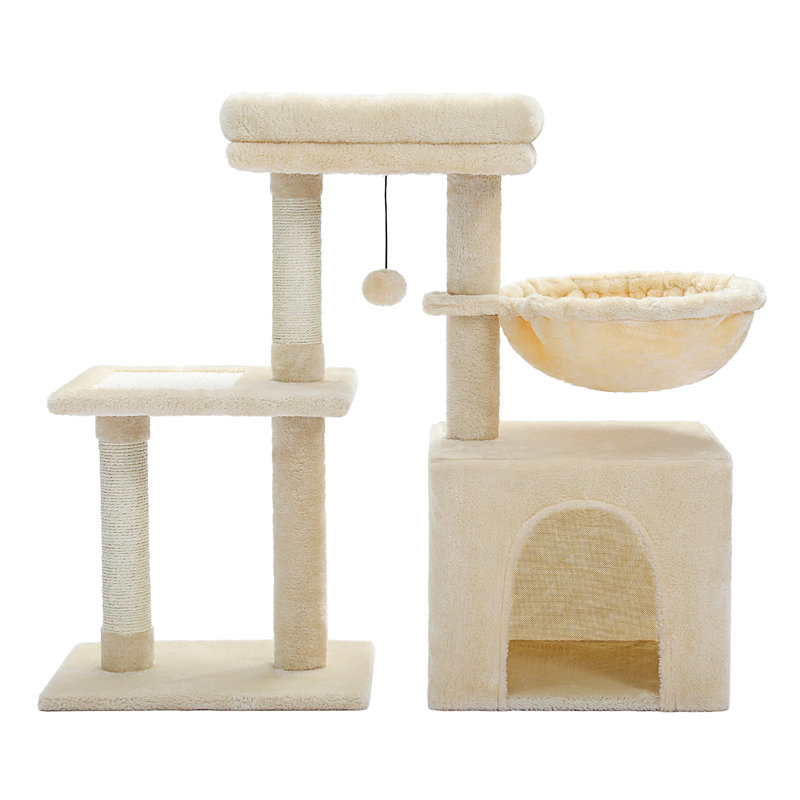 Tour pour chat 28,5 po de hauteur, Beige