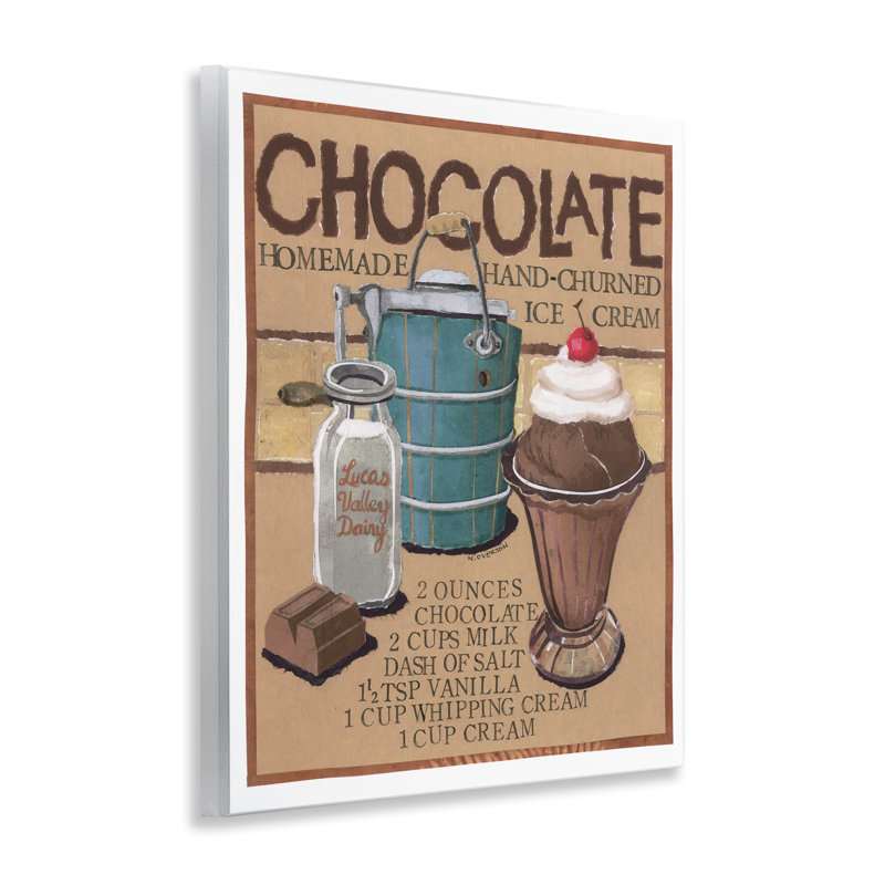 Art mural de chocolat et crème glacée par Nancy Overton