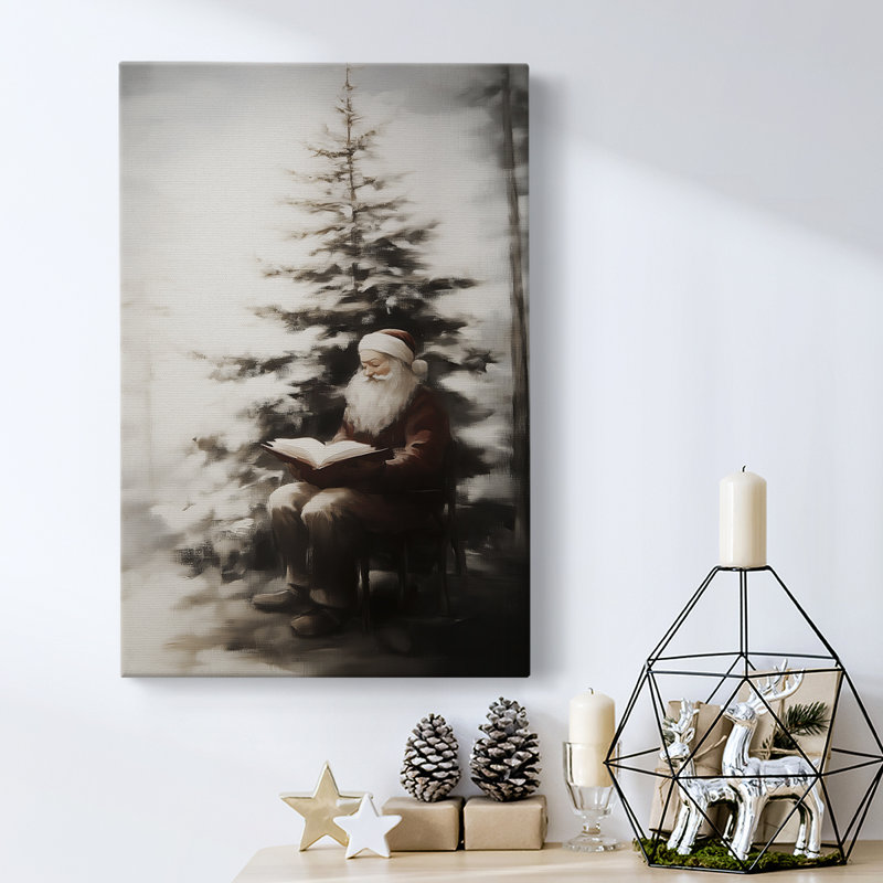 Art des Fêtes de Noël - Toile tendue avec châssis - Série 2-CCLXVII, H 36 po x l 24 po