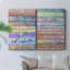 Birthday Rules - Toile tendue avec châssis de qualité supérieure - Prêt à être accroché-1646573823