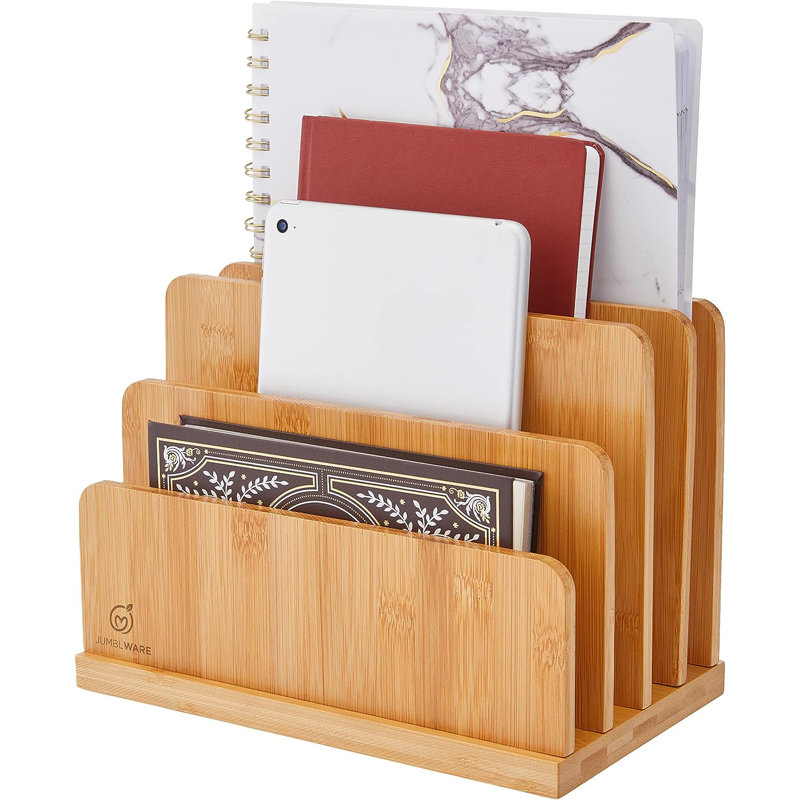 Wood Magazine Holder