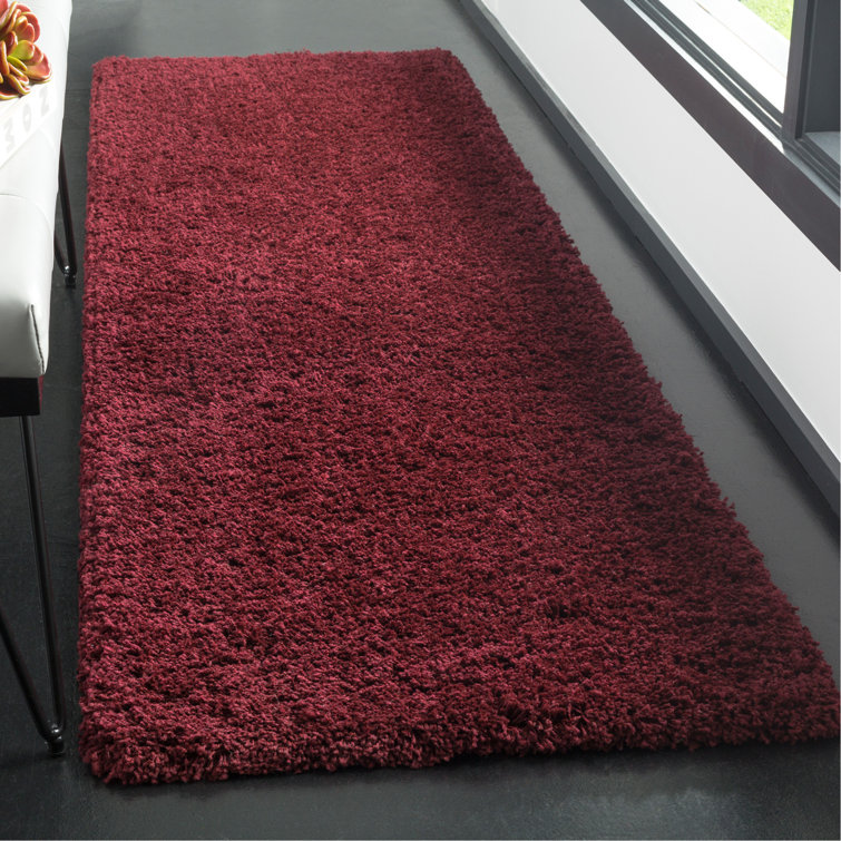 Tapis à poil long performance de couleur unie Sgl-Laguna Arshida