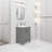 Finck 24.2'' Single Bathroom Vanity with Ceramic Top-557499528-557086569