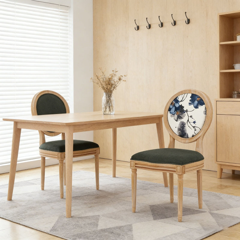Ensemble de chaises de salle à manger, Gris foncé