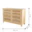 Jolene 52'' W 8 - Drawer Dresser-496676069