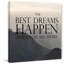« Best Dreams arrive », art textuel sur toile-820032715