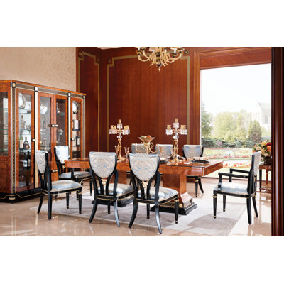 Beech Solid Wood Base Dining Table
