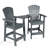 Cezalinda High Adirondack Chair with Table-1313953025