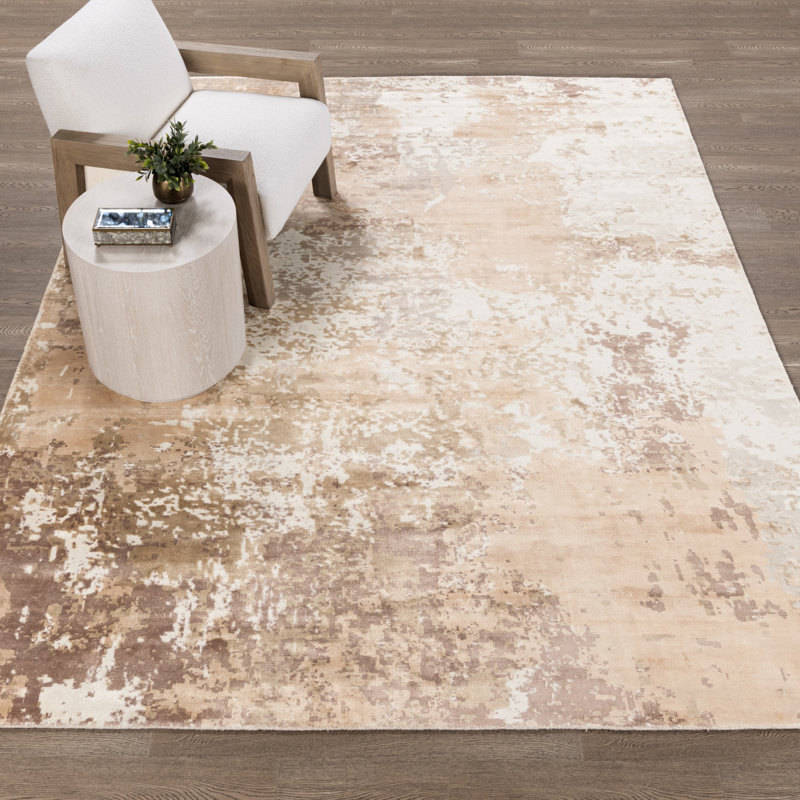 Vienna Cotton Blend Accent Rug, Ginger, Rectangle 8' x 10'