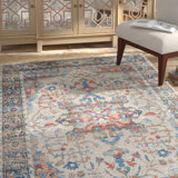 Joppatowne Hand Loomed Performance Geometric Rug