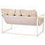 Garden Lounge Set with Table 4 Seater GARDA Metal Green-1888049099