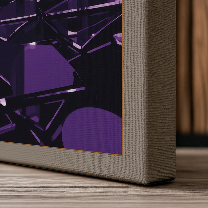 Urban Fragments Industrial - Wrapped Canvas, 36x24 - 91.4 x 61.0 cm, Taupe Border