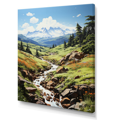Batsheva Green Mountains Summer Peaks Pastoral II