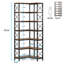 Aizlynn 200cm H x 60cm W Iron Corner Bookcase