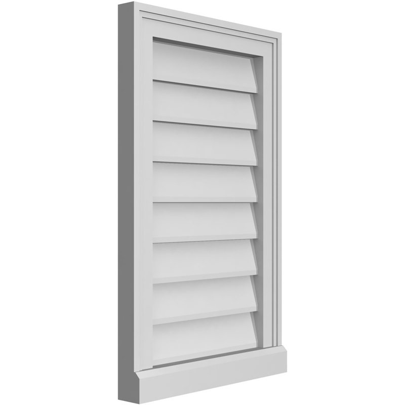 Cadre de seuil Brickmould, brun clair apprêté, H 26 po x l 16 po x P 2 po