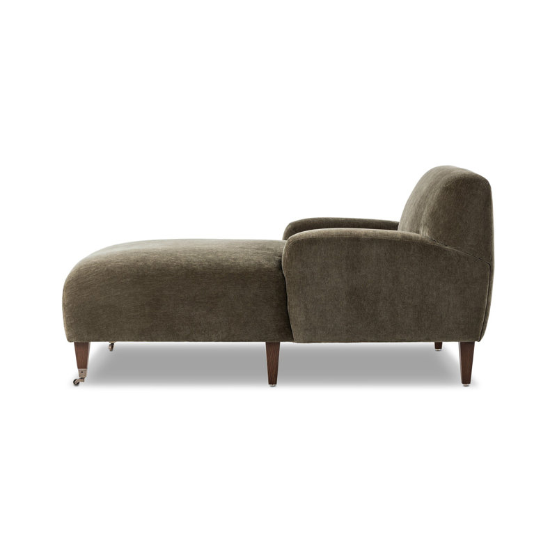 Kent Chaise Lounge, Malmo Olive Polyester Blend