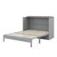 Lit escamotable double, lit escamotable double en bois avec grands tiroirs-2117535953