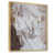 Toile avec cadre flottant brun