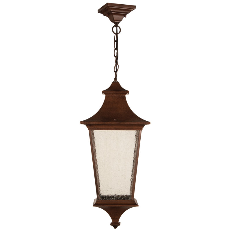 Argent II 3 - Light Outdoor Hanging Lantern, Aged Bronze