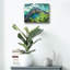 «Sea Turtle Reef» par Tim Jeffs, art mural en acrylique, 16 po x 12 po
