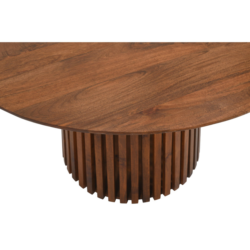 Berdi Round Solid Wood Dining Table