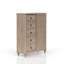 Commode 5 tiroirs finition sable