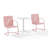 Passmore 3-piece Retro Outdoor Bistro Set-733696200