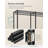 Heavy-duty Garment Rack With Adjustable Storage